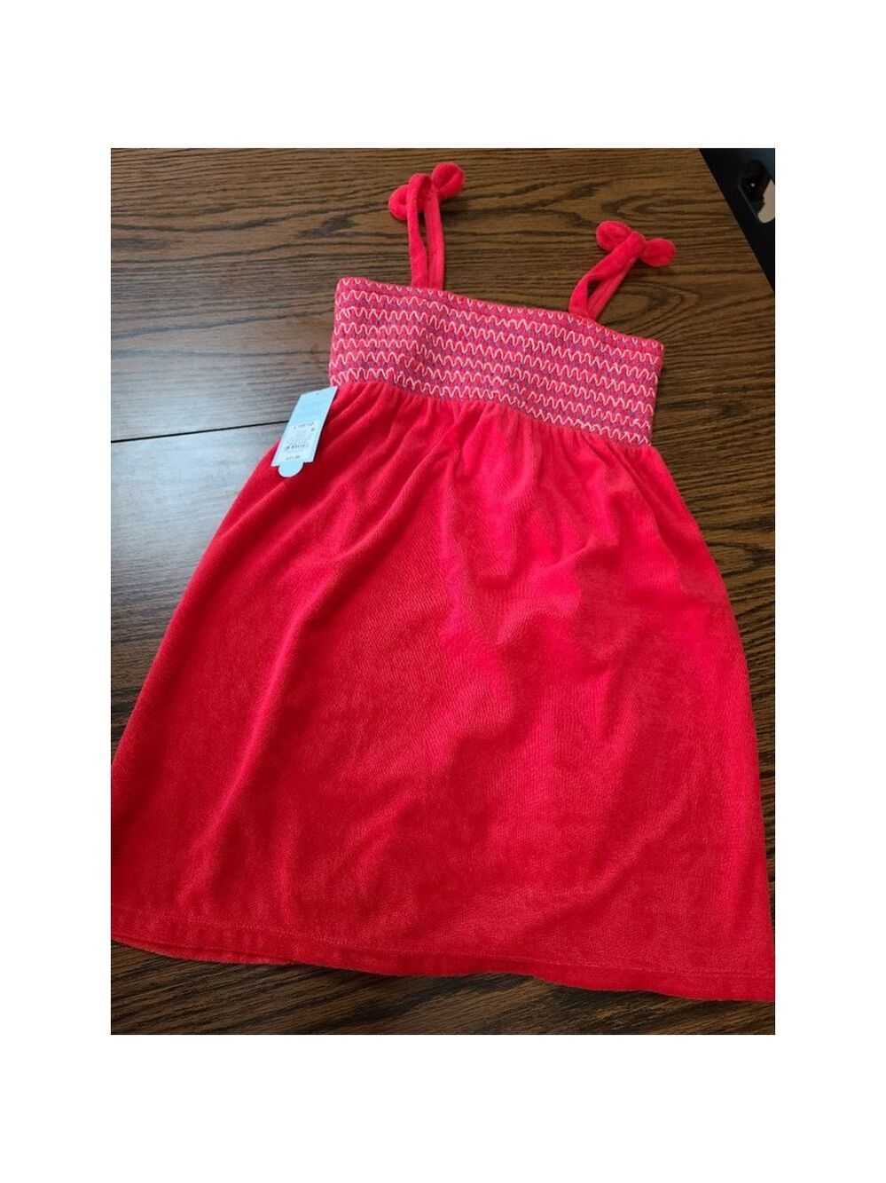 Cat & Jack Red Sundress with UPF 50+ Size L - Picture 5 of 6